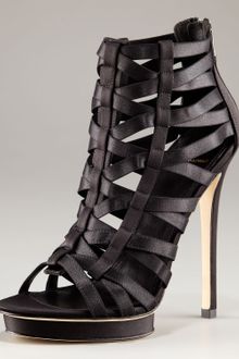 B Brian Atwood Open-toe  Multi-strap Back-zip Platform Sandal - Lyst