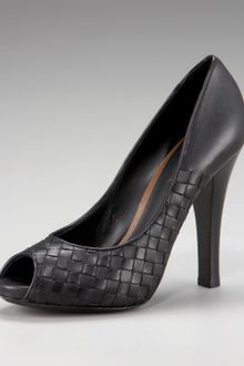Bottega Veneta Woven Leather Pump - Lyst
