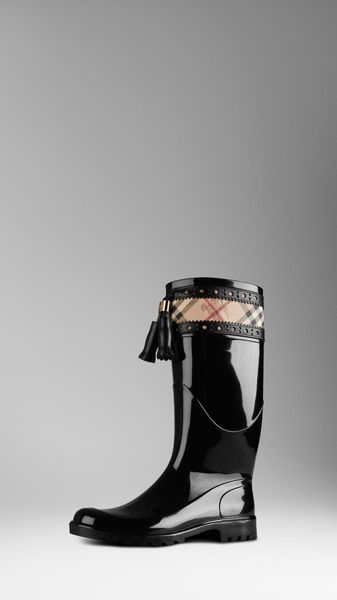  Brogue Tassel Rainboots 