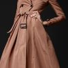 Burberry Prorsum Full Skirt Trench Coat in Pink (fawn rose) - Lyst