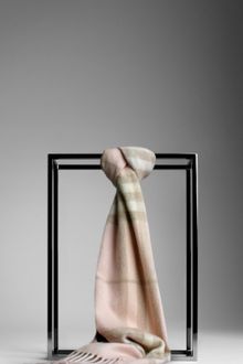 Burberry Giant Check Cashmere Scarf - Lyst