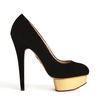 Charlotte Olympia Dolly in Black (gold) - Lyst