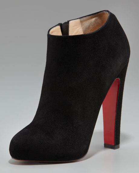 louboutin thick heel