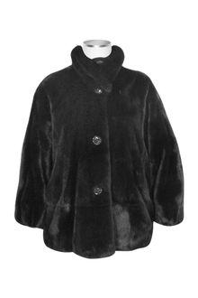 Forzieri Black Mink Fur Jacket - Lyst