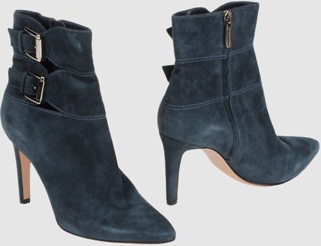 Gianvito Rossi Ankle Boots in Blue (grey) - Lyst