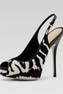 Gucci Sofia Open-toe Slingback Sandal - Lyst