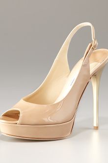 Jimmy Choo Shaw Open-toe Slingback - Lyst