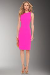Michael Kors Stretch Crewneck Sheath Dress