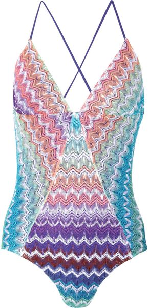  Camaiore Crochet-Knit Swimsuit 