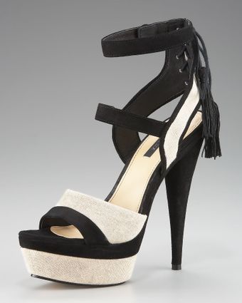Rachel Zoe Back-tassel Platform Sandal - Lyst