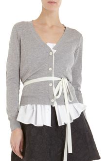 Sacai Trompe Loeil Cardigan - Lyst
