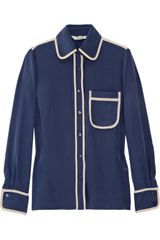 Tucker Pajama-style Silk Shirt