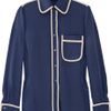 Tucker Pajamastyle Silk Shirt in Blue (navy) - Lyst