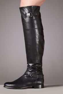 Vera Wang Lavender Jemma Flat Leather Knee Boot - Lyst