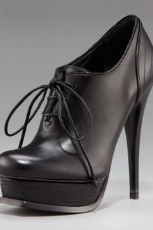 Yves Saint Laurent Tribute Lace-up Bootie - Lyst
