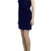 3.1 Phillip Lim V Neck Warped Front Belted Dress in Blue - Lyst