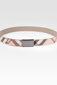 Burberry Betsy Check Belt - Lyst