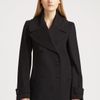 Burberry Wool/cashmere Doublebreasted Coat in Black - Lyst