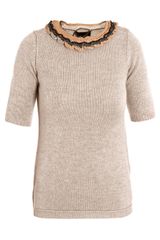 Burberry Prorsum Cashmere Bead-neck Jumper