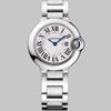 Cartier Ballon Bleu De Stainless Steel Watch On Bracelet Small in Silver - Lyst