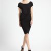 Donna Karan New York Double Layer Skirt in Black - Lyst