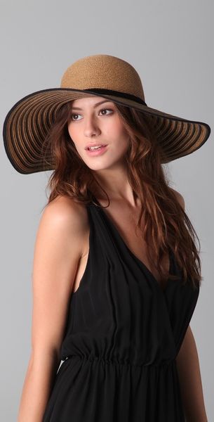 Eugenia Kim Bunny Striped Brim Straw Sunhat - Lyst