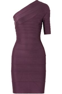 Hervé Léger One-shoulder Bandage Dress - Lyst