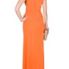 Issa Plunge Front Gown in Orange - Lyst
