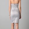 Just Cavalli Bustier Dress in Gray (grey) - Lyst