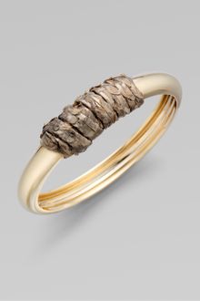 Kara By Kara Ross 14k Goldplated Skin Wrapped Cuff - Lyst