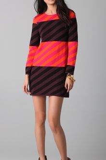 M Missoni Diagonal Stripe Colorblock Dress - Lyst