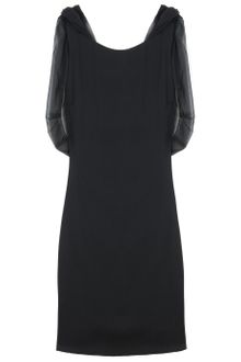 Notte By Marchesa Chiffon Back Drape Dress - Lyst