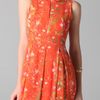 Opening Ceremony Sleeveless Pleated Maxi Dress in Orange - Lyst