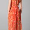 Opening Ceremony Sleeveless Pleated Maxi Dress in Orange - Lyst