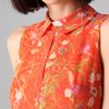 Opening Ceremony Sleeveless Pleated Maxi Dress in Orange - Lyst