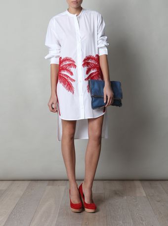  Penelope Cotton Palm-tree Dress 