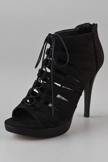 Stuart Weitzman Hispeed Cutout Booties - Lyst