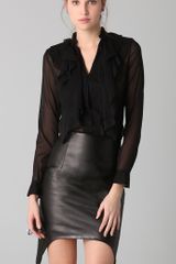 Zac Posen Ruffle Blouse
