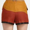 Proenza Schouler Colorblock Tweed Shorts in Orange (brown) - Lyst