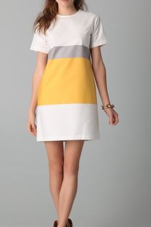 10 Crosby by Derek Lam Short Sleeve Tunic Dress - Lyst