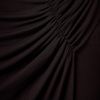 Asos Collection Asos Midi Dress with Drape Front in Black - Lyst