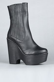 Jeffrey Campbell The Detention Boot in All Black - Lyst