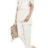 Alexander Wang Foilappliqué Denim Vest in Beige (white) - Lyst