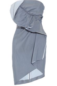 Thakoon Denim Asymmetrical Cotton-blend Brushed Twill Dress - Lyst
