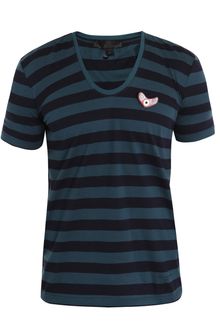 Burberry Prorsum Striped T-shirt - Lyst