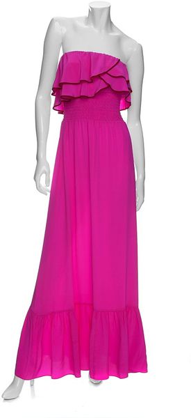 Jay Godfrey Maxi Silk Dress: - Lyst
