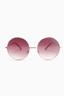 Nasty Gal Full Moon Shades - Rose Gold - Lyst