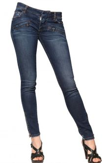 Pierre Balmain Denim Stretch Skinny Biker Jeans - Lyst