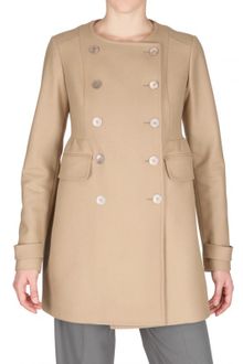 Rochas Felt Wool Coat - Lyst