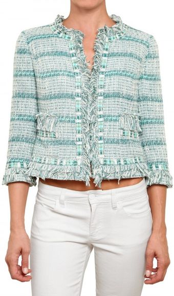 Cropped Sleeve Jacket 